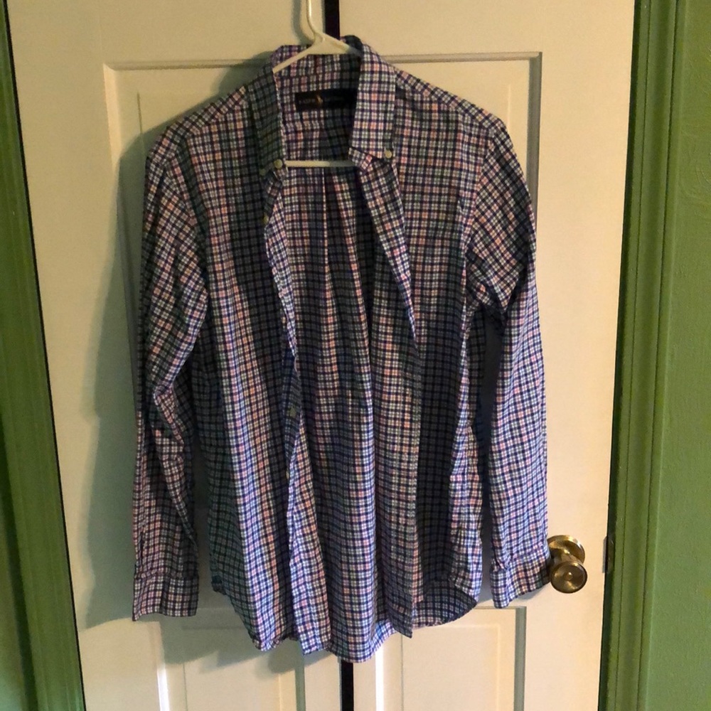 Polo Ralph Lauren multi color button up shirt
